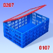 0107 and lid 0207&nbsp;&nbsp;crate
trays