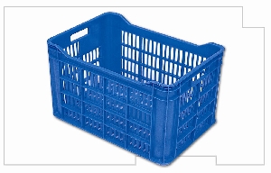 A-600AK ( Olive Harvesting, Food Sectors, Fruit and Vegetable Crate)&nbsp;&nbsp;Closed Based, Open Sides Plastic Crate 