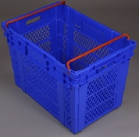 GI-800AK Nestable Plastic Crate&nbsp;&nbsp;nestable cheap top quality closed bases open sides gurtan GI-800AK GI800AK