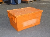 HEAVY DUTY 600 x 400 x 300mm LIDDED TOTE BOX&nbsp;&nbsp;TOTE BOXES, LIDDED CONTAINERS,