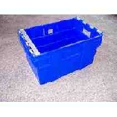 Plastic swing bar stack nest boxes&nbsp;&nbsp;bale arm trays, stacking boxes