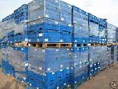 Pallet of 30 Plastic Storage Boxes Tote &nbsp;&nbsp;heavy duty boxes