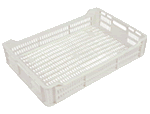 Euro HDPE Stacking Tray vented.&nbsp;&nbsp;Plastic Boxes