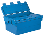 LOWEST PRICE STOCK LIQUIDATION NEW 45ltr Attached Lidded Container  &nbsp;&nbsp;Plastic boxes