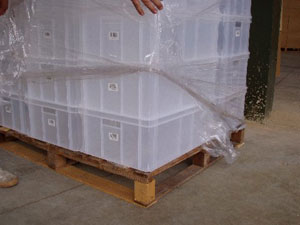 1000USES 45ltr STACKING BOX & LID - TU2049 Useful Strong Stacking Boxes. &nbsp;&nbsp;Plastic Box
