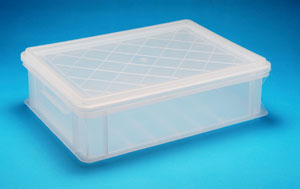 1000USES 10ltr STACKING BOX & LID - TU2037. Useful Strong Stacking Boxes. &nbsp;&nbsp;Plastic Boxes