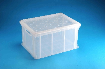 1000USES 20ltr STACKING BOX & LID  TU2039. Useful Strong Stacking Boxes.&nbsp;&nbsp;Plastic Box