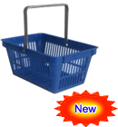 PLASTIC SHOPPING BASKET&nbsp;&nbsp;Manufactured by: EUROBACS