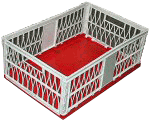 Folding Stacking Crate K100&nbsp;&nbsp;Manufactured by: Linpac Model Ref. K100