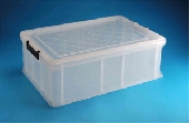 1000USES 45ltr STACKING BOX & LID - TU2049 Useful Strong Stacking Boxes. &nbsp;&nbsp;Plastic Box