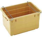 stock clear out Large Heavy Duty swing bar Stack & Nest Logistics Container.&nbsp;&nbsp;Plastic Boxes