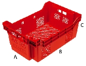 Stack & Nest Plastic crate Milleusi Plus.