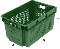 eurobacs 1000USES (MILEUSI) EXTRA returnable Stack & Nest Tray