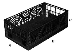 EASY-BOX PLUS FLAT PAK STACKING CRATE