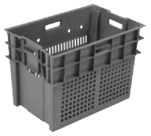 Plasgad 80L Duty Ventilated Container.&nbsp;&nbsp;Boxes
