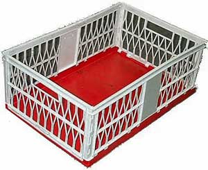 Folding Stacking Crate K100&nbsp;&nbsp;Manufactured by: Linpac Model Ref. K100