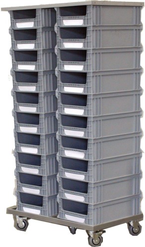 STORAGE STACKING CONTAINER  103-40&nbsp;&nbsp;Plastic Boxes
